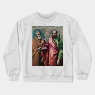 Saint Peter and Saint Paul by El Greco Crewneck Sweatshirt